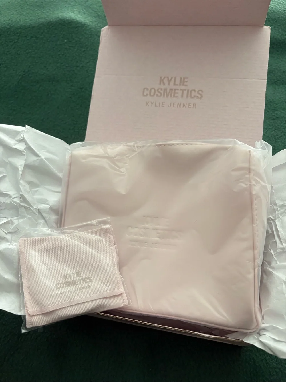 Kylie Cosmetics Makeup Bag and Compact Mirror with Pouch